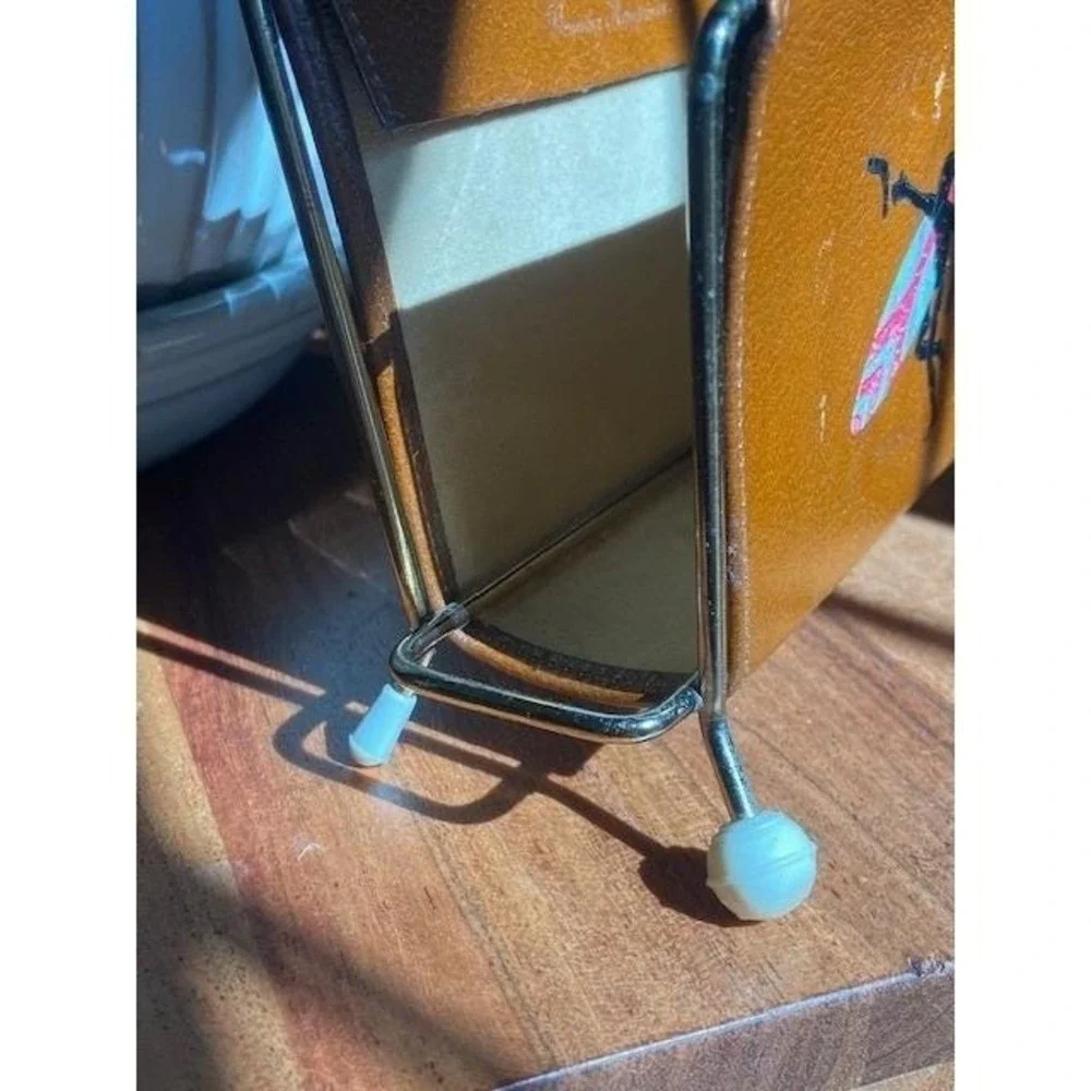 Chesterfield Australia Genuine Kangaroo Leather Letter Holder Vintage MidCentury